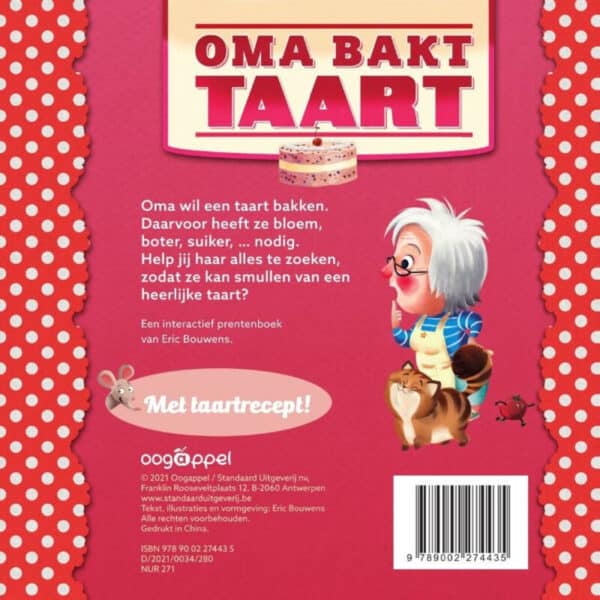 Uitgeverij Oogappel Oma bakt Taart +2jr
