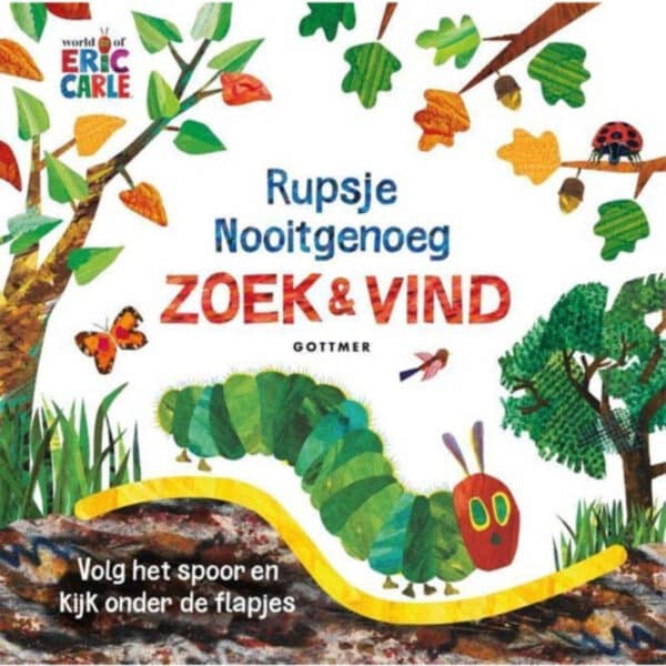 Uitgeverij Gottmer Rupsje Nooitgenoeg Zoek en Vind +3jr