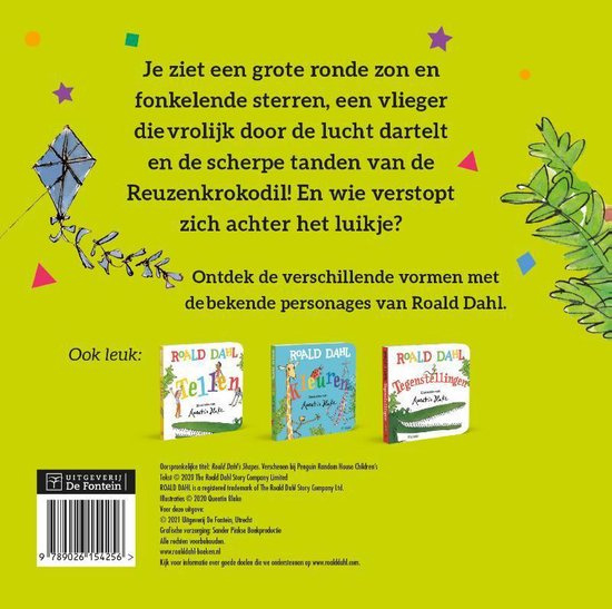Uitgeverij Fontaine Roald Dahl Vormen +2jr