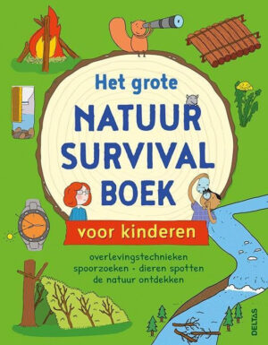 Uitgeverij Deltas Het Grote Natuur Survival Boek voor Kinderen