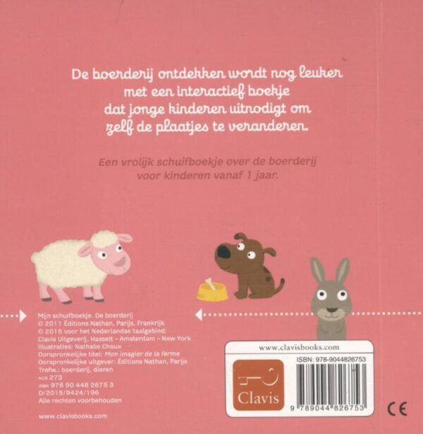 Uitgeverij Clavis Schuifboekje - De Boerderij +1jr