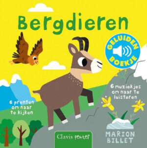 Uitgeverij Clavis Geluidenboekje - Bergdieren +1jr