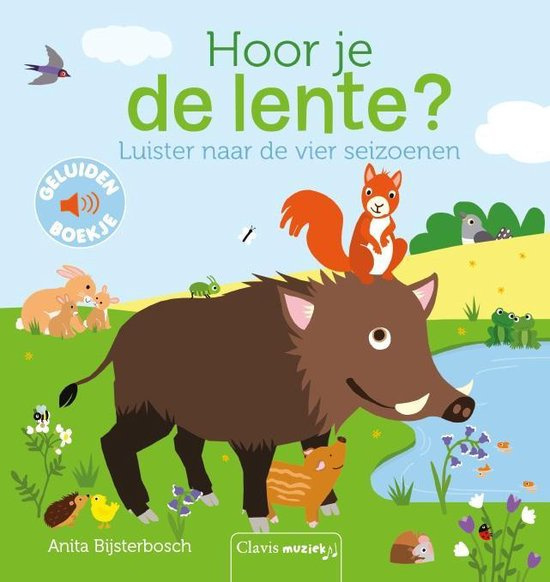 Uitgeverij Clavis Geluidenboekje - Hoor je de Lente? +2jr