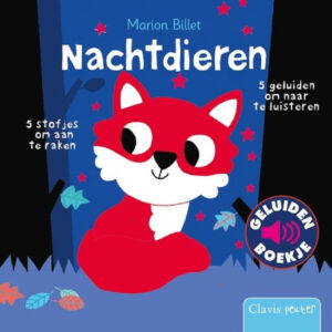 Uitgeverij Clavis Geluidenboekje - Nachtdieren +1jr