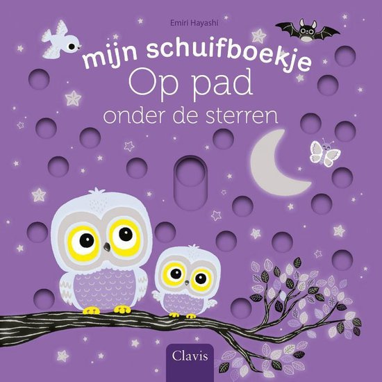 Uitgeverij Clavis Schuifboekje - Op pad onder de sterren +1jr