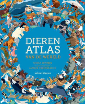 Uitgeverij Veltman Dierenatlas van de Wereld (Flapjesboek) + 7jr