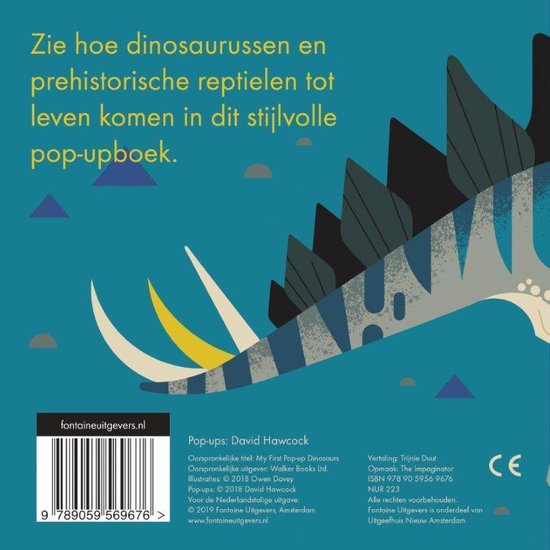 Uitgeverij Fontaine Pop-up Dinosaurussen - Owen Davey