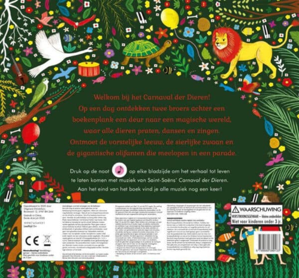 Uitgeverij Christofoor Carnaval der Dieren - Muziekboek + 4jr