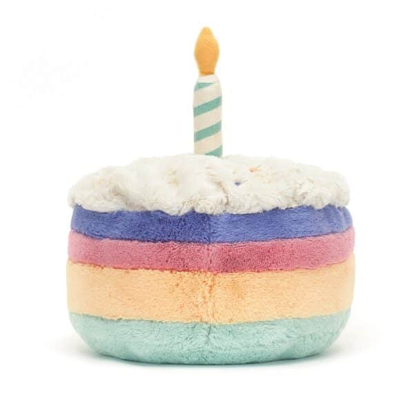 A1RBC Jellycat Amuseable Knuffel Verjaardagstaart Rainbow Birthday Cake Large 670983146325 (3)