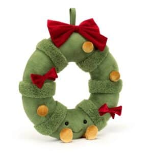 A2DW Jellycat Kerst Knuffel Amuseable Decorated Christmas Wreath 670983148312 (1)