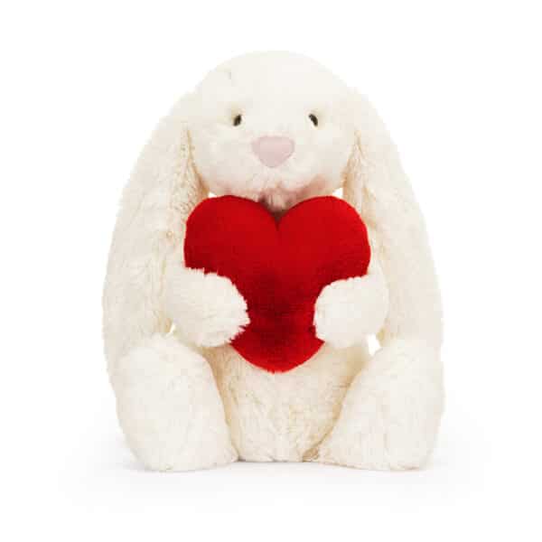 BB3LOVE Jellycat Bashful Knuffel Konijn Red Love Heart Bunny Medium 670983150070 (2)