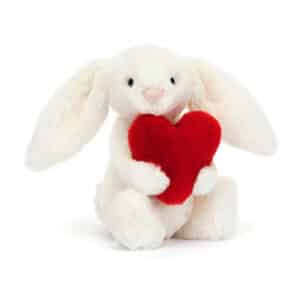 BB6LOVE Jellycat Bashful Knuffel Konijn Red Love Heart Bunny Little 670983150230 (1)