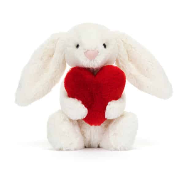 BB6LOVE Jellycat Bashful Knuffel Konijn Red Love Heart Bunny Little 670983150230 (2)