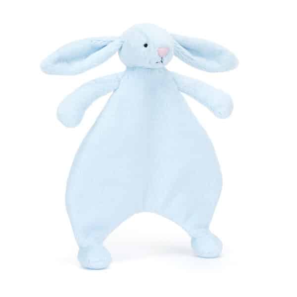 CMF4BB Jellycat Bashful Knuffeldoek Comforter Konijn Blue Bunny 670983152050 (1)