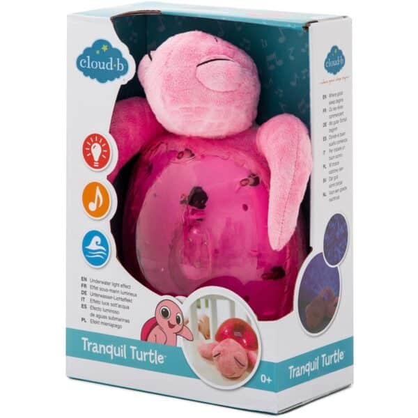 Cloud B Tranquil Turtle Pink Schildpad Muzikale Babyprojector Oplaadbaar 3700552320348