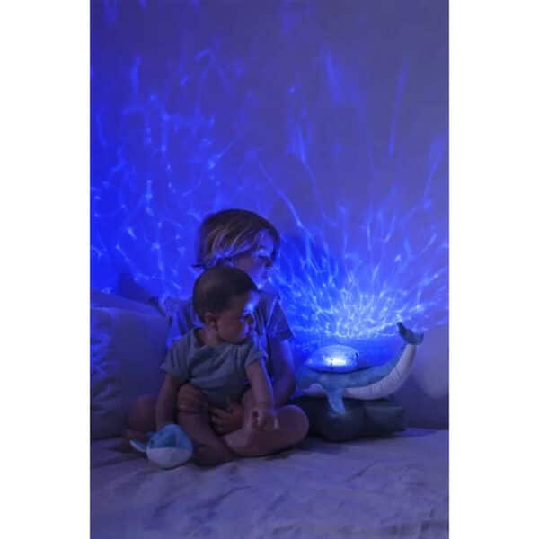 Cloud B Tranquil Whale Familie Blauw Walvis Muzikale Babyprojector 3700552320096