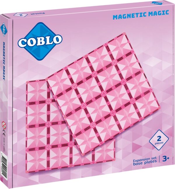 Coblo Magnetische Tegels Basis Platen Pastel 2 stuks 8720938018015 (1)