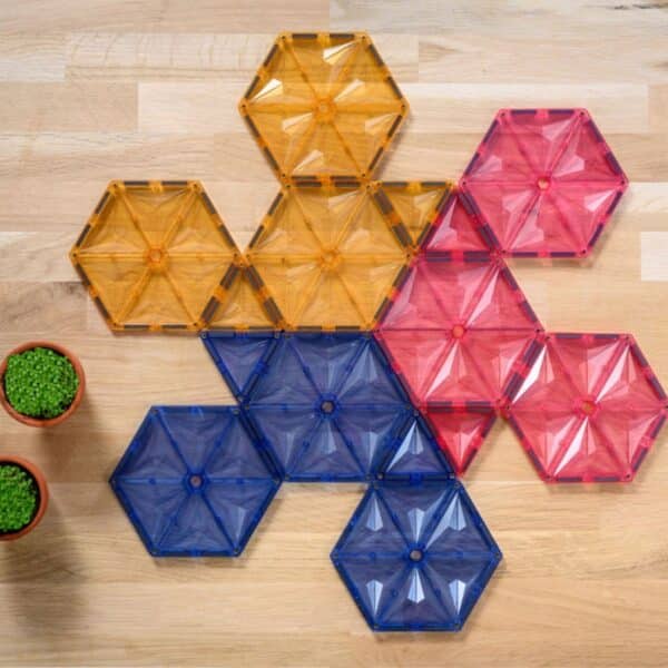 Coblo Magnetische Tegels Pastel Hexagon Zeshoek 6 stuks 8720938018145