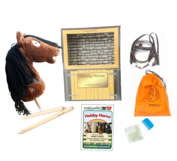 Crafty Ponies Hobby Horse Stokpaard Bruin (1)