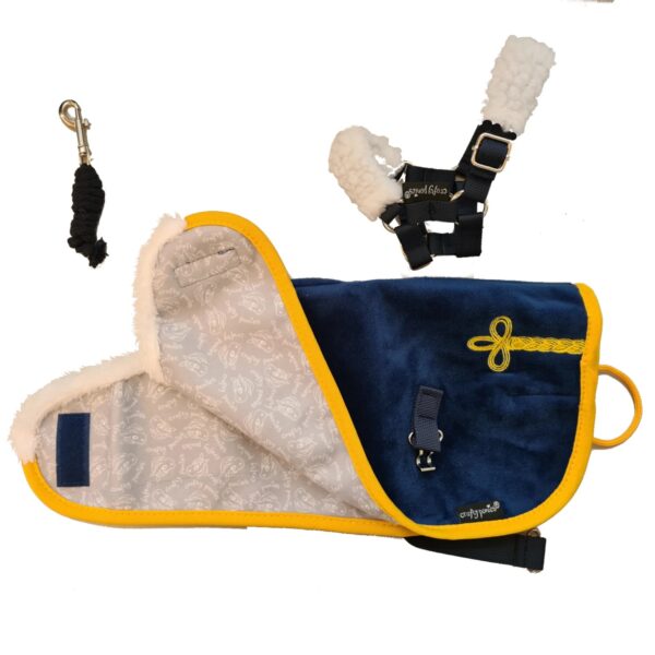 Crafty Ponies Luxe Dekenset Blauw