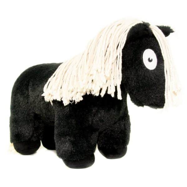 Crafty Pony Veulen Knuffel Zwart met Witte Manenv