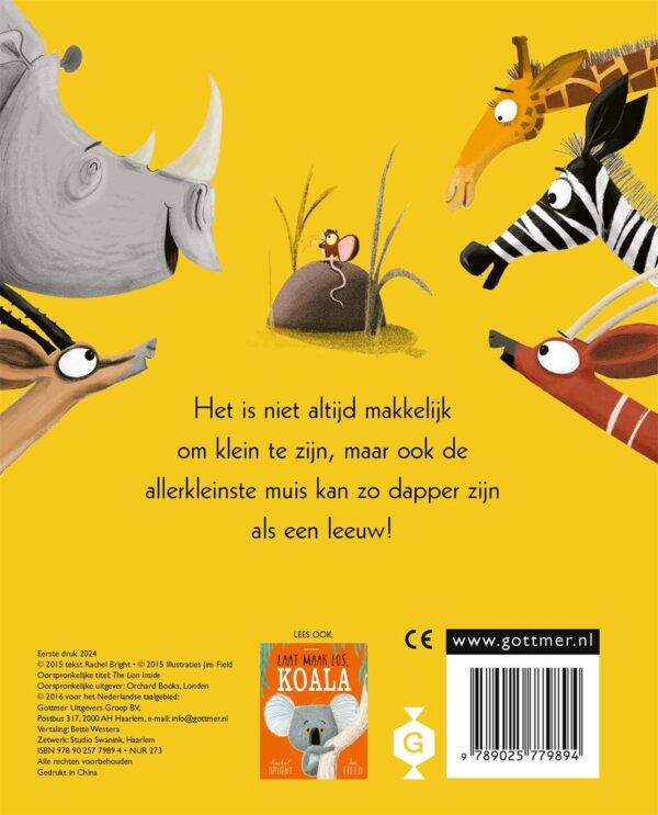 De Leeuw in de Muis (kartonboek) 9789025779894