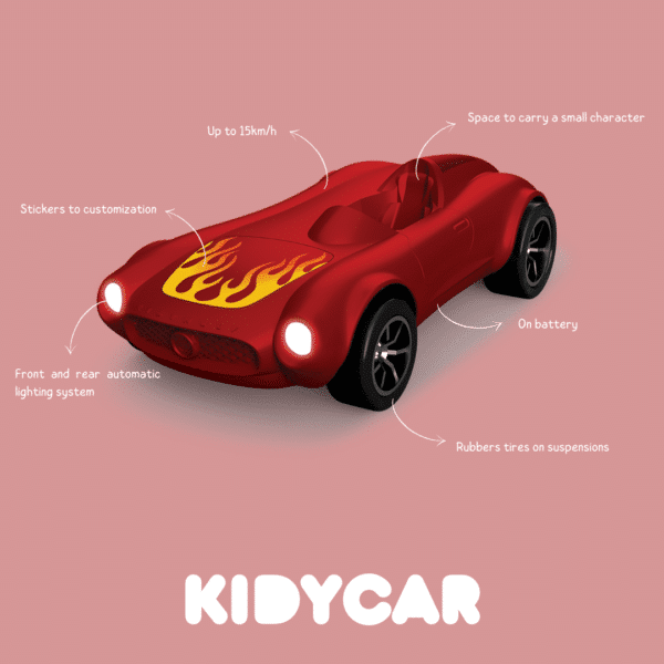 Kidywolf KidyCar Bestuurbare Auto met Afstandsbediening
