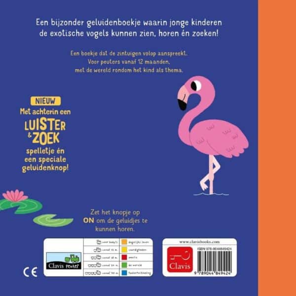 Geluidenboek Exotische Vogels 9789044849424 (2)