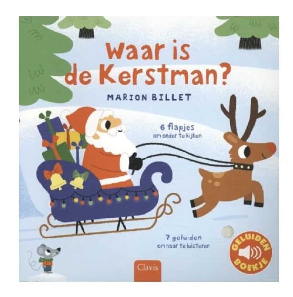 Geluidenboek Waar is de Kerstman 9789044834499