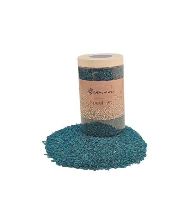 Grennn Speelrijst Blauw 750 gram 4800437969415