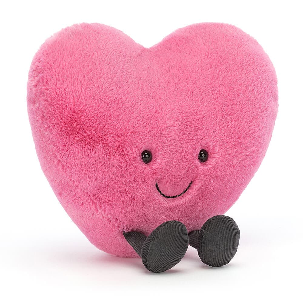 zelfstandig naamwoord eetbaar Beperkt Jellycat Amuseable Knuffel Hartje - Pink Heart Large - Grasonderjevoeten.nl