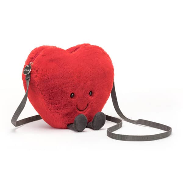 Jellycat Amuseables Hart Rood Heart Bag 670983136821 (1)