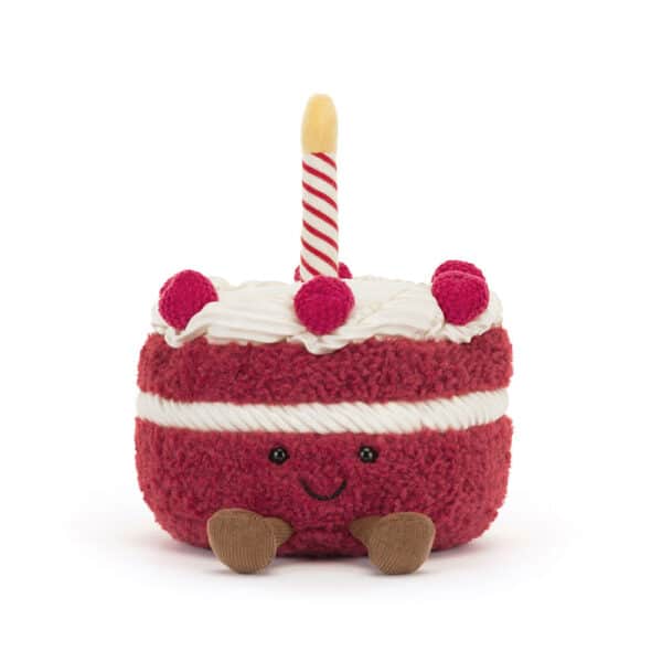 Jellycat Amuseables Knuffel Taart Cheri Cake 670983159523 - A2RVC (2)