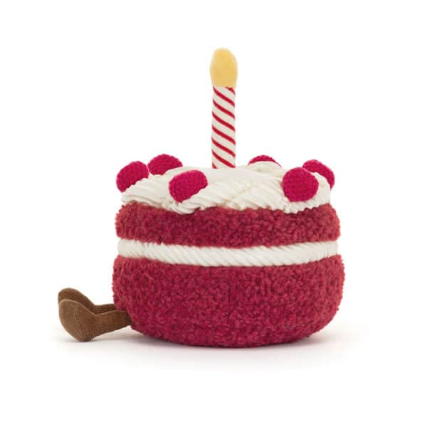 Jellycat Amuseables Knuffel Taart Cheri Cake 670983159523 - A2RVC (2)