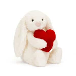 Jellycat Bashful Knuffel Konijn Red Love Heart Bunny Medium 670983158953