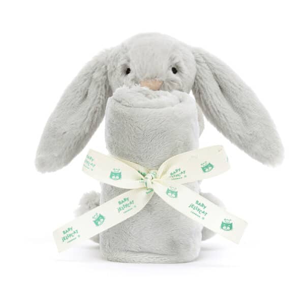 Jellycat Bashful Knuffeldoek Soother Konijn Silver Bunny 670983153231