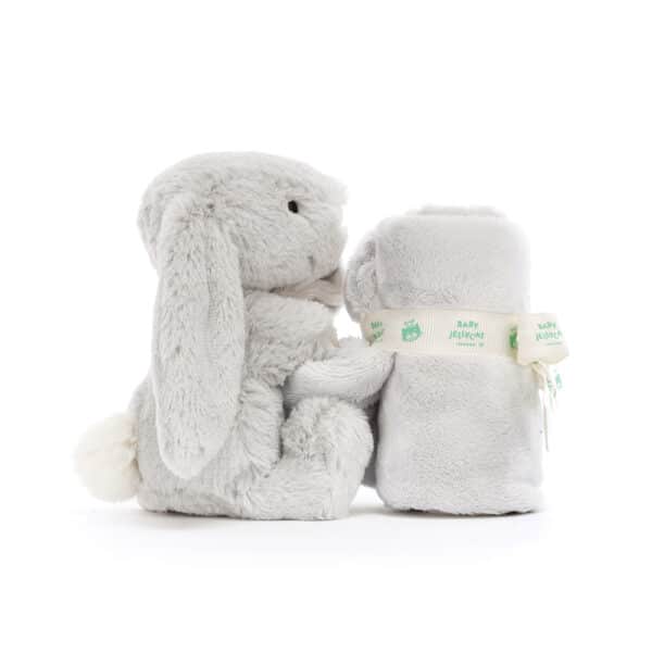 Jellycat Bashful Knuffeldoek Soother Konijn Silver Bunny 670983153231