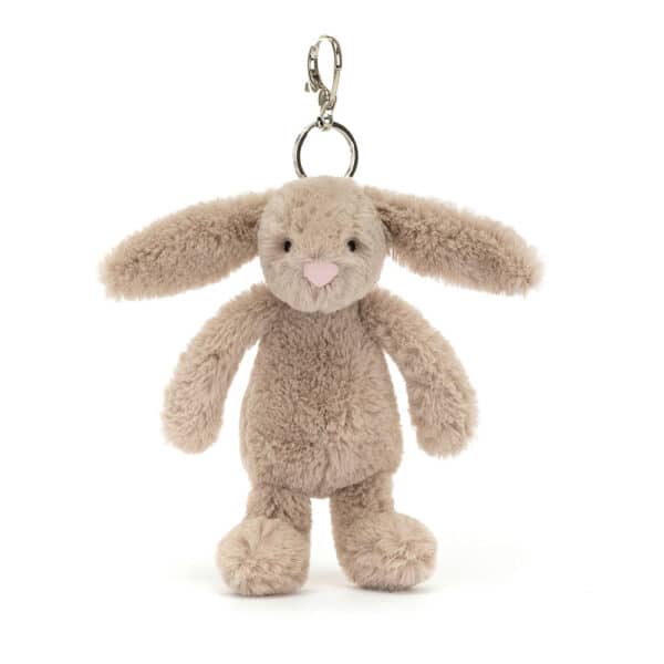 Jellycat Bashful Sleutelhanger Beige Bunny Bag Charm 670983159707