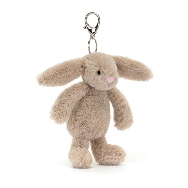 Jellycat Bashful Sleutelhanger Beige Bunny Bag Charm 670983159707