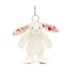 Jellycat Bashful Sleutelhanger Konijn Blossom Cream Bunny Berry Bag Charm 670983159752 - BAS4MSBC (2)