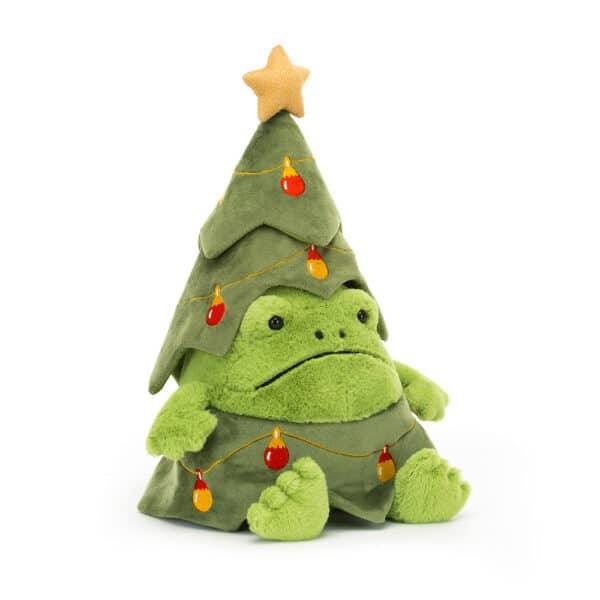 Jellycat Kerst Knuffel Ricky Rain Frog Christmas Tree 670983155143