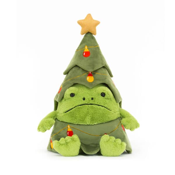 Jellycat Kerst Knuffel Ricky Rain Frog Christmas Tree 670983155143