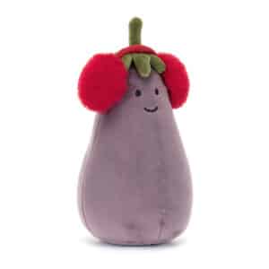 Jellycat Kerst Knuffel Vivacious Aubergine Toastie Red 670983158021