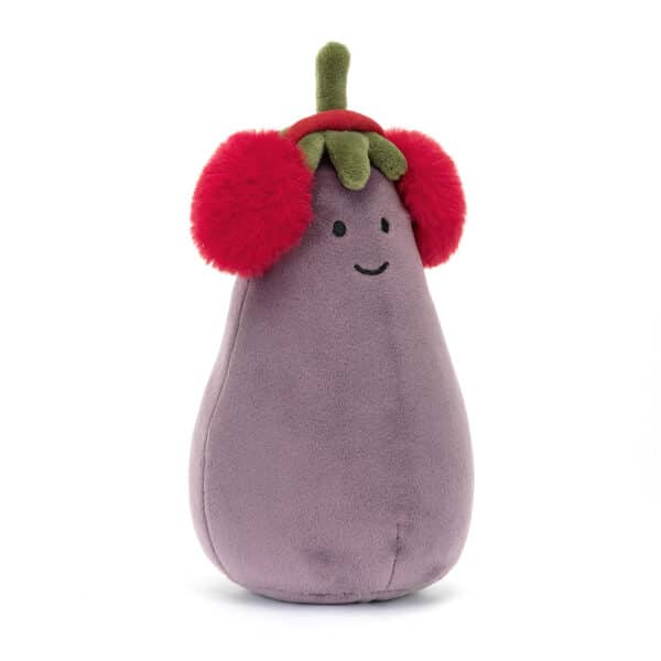 Jellycat Kerst Knuffel Vivacious Aubergine Toastie Red 670983158021