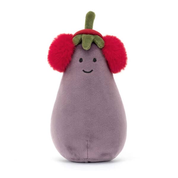 Jellycat Kerst Knuffel Vivacious Aubergine Toastie Red 670983158021