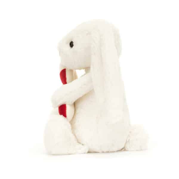 Jellycat Knuffel Bashful Kerst Konijn met Zuurstok 670983155167