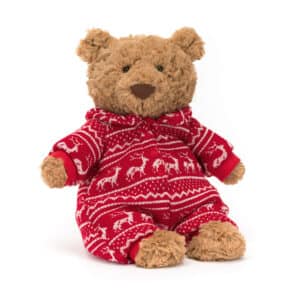 Jellycat Knuffel Beer Bartholomew Bear Winter Pyjamas 670983157758