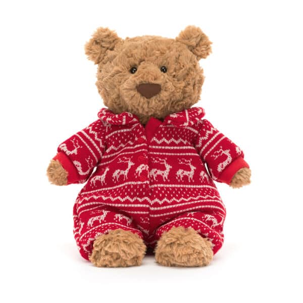 Jellycat Knuffel Beer Bartholomew Bear Winter Pyjamas 670983157758