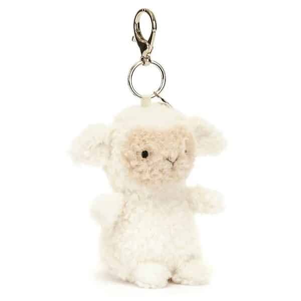 Jellycat Little Sleutelhanger Lammetje Lamb Bag Charm 670983159639