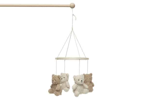 Jollein Baby Mobiel Teddy Bear - Naturel Biscuit - 116-001-67015 - 8717329370463 (1)